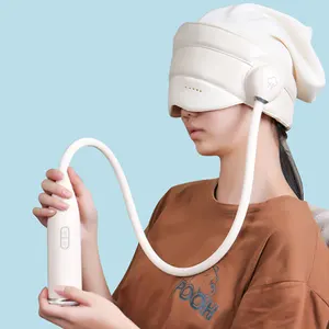 New electric head massager helmet massage warm compress Eye Head Massager for sleeping improving masajeador de cabeza