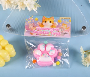 Jouets Squishy Patte de Chat, Balle Sensorielle Anti-Stress Douce pour Adultes et Enfants, Jouets Squishy Nouveauté Patte de Chat - Product Image 2
