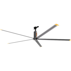 Ventilateur de plafond industriel 1000W, moteur DC, 3 vitesses, grande taille, conçu pour une utilisation en usine et atelier - Product Image 1