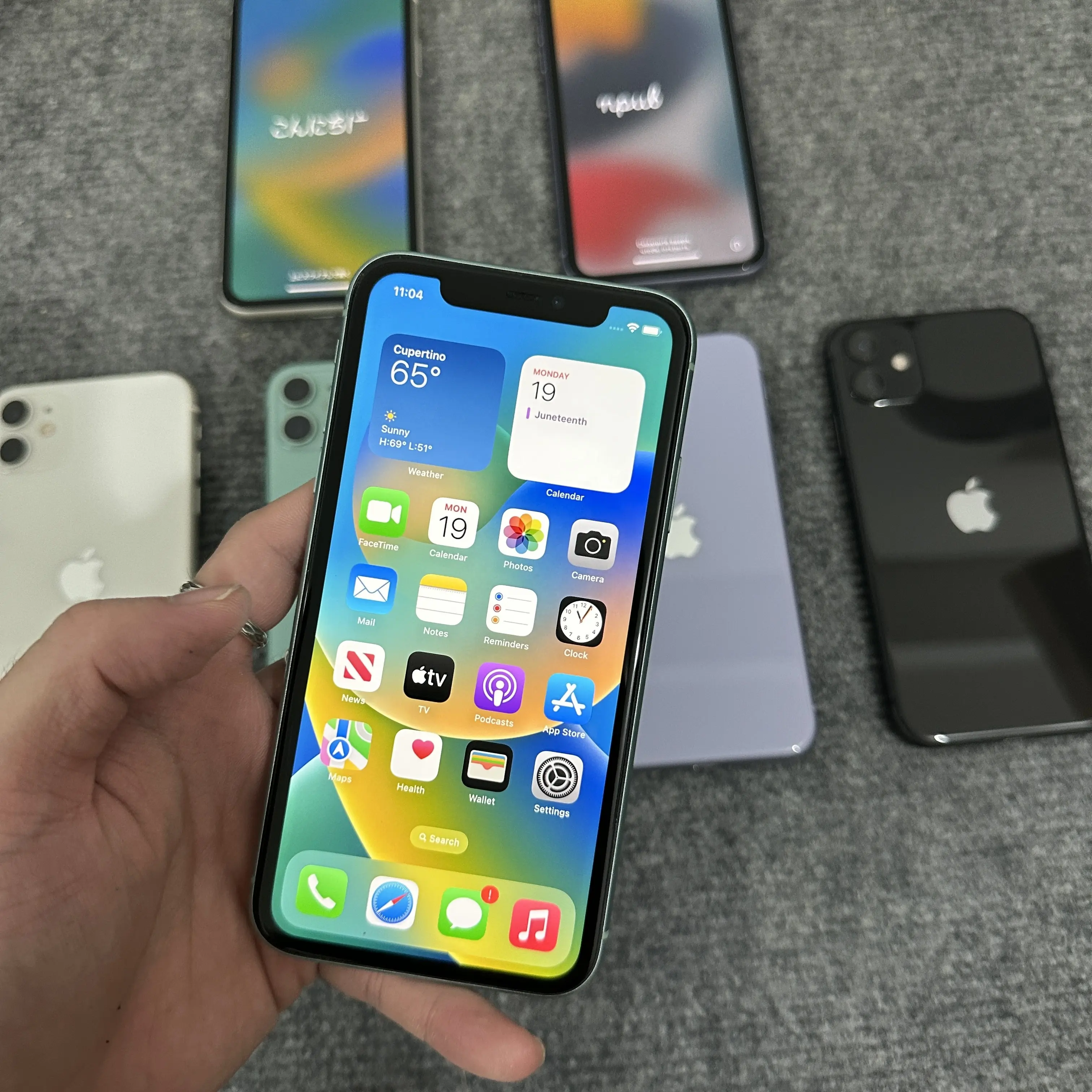 Hot sale Wholesale Perfect condition Used cellphones for Apple Unlocked Global second hand for iPhone 11 64GB 128GB 256GB