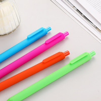 Pulpen Gel 0.5mm Logo Custom Retractable Tinta Halus Kapasitas Besar Grosir Harga Murah