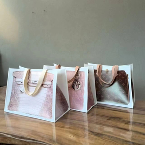 <span class=keywords><strong>Sacs</strong></span> fourre-tout en feutre réutilisables et écologiques Sac de promotion avec logo imprimé personnalisé Sac cadeau pour le shopping - Product Image 1