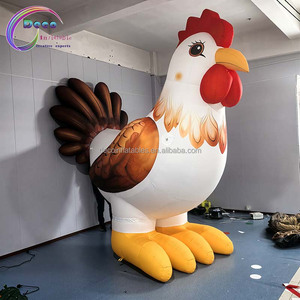 <span class=keywords><strong>Coq</strong></span> gonflable <span class=keywords><strong>géant</strong></span> de 4 mètres de haut avec ventilateur intégré pour la décoration de fête et les événements en plein air - Product Image 1