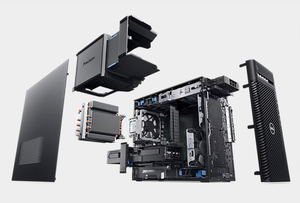 Station de travail Precision 3680 Tower, processeur Intel Core i7-14700, 128 Go de RAM DDR5-5600 MHz, disque dur SATA 2 To, T3680 - Product Image 3