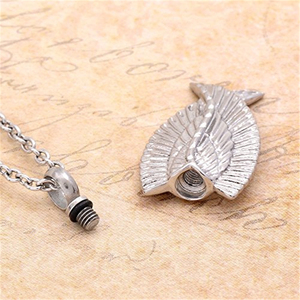 Sayap malaikat kremasi kalung Memorial abu liontin sayap kalung perhiasan pemakaman baja nirkarat Beruntung kenang-kenangan abu guci - Product Image 6