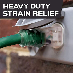 สายต่อพ่วงสำหรับงานหนักกลางแจ้ง15A 25FT 12AWG sjtw IP67ตัวนำทองแดงกันน้ำรับประกัน12เดือน - Product Image 4