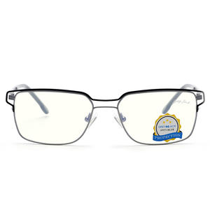 Nouvelle monture de lunettes minimaliste en métal, rectangulaire, à monture intégrale, anti-lumière bleue, modèle 5124, unisexe, adulte - Product Image 5