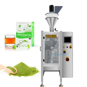 High Quality Vertical Automatic Screw Weighing Tea Powder Sachet Filling Packing Machine Matcha Tea powder Packing Machine