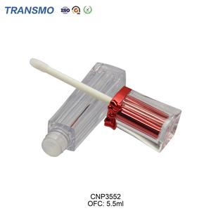 Tubes de brillant à lèvres recyclables, contenants et emballages uniques roses pour gloss et correcteur, tubes de brillant à lèvres de 4 ml avec nœud - Product Image 4