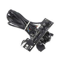 Panneau avant usb 2.0/USB3.0, 100 pièces, alimentation directe d'usine, tableau d'extension à personnaliser, lecteur de cartes internes, ordinateur