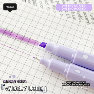 Set di <span class=keywords><strong>Penne</strong></span> Kawaii da 7 Pezzi con Logo Personalizzato, Inchiostro ad Asciugatura Rapida, Cancelleria Giapponese, Articoli Estetici per la Scuola, Penna a Sfera - Product Image 2