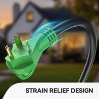 Adaptateur de prise de courant NEMA TT-30P vers trois prises 5-20R, cordon d'alimentation 125V, poignée ergonomique, homologué ETL