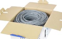 Cable de Red UTP Cat5E de 4 Pares, 1000 pies, Material de Aislamiento HDPE, Revestimiento de PVC, 26AWG, Rollo REELEX