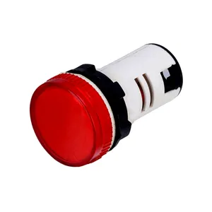 AD16-22DS 16mm 22mm Signal Plastic Red Green Yellow Blue 220V Small Single Led Light Ip67 12V 240V Indicator Lamp