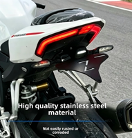 Support de plaque d'immatriculation à queue courte en acier inoxydable pour moto, support arrière modifié pour Zhangxue 500RR 820RR