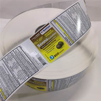 Étiquette autocollante personnalisée avec logo, autocollant imperméable pour bouteille, pot, emballage de produits cosmétiques et de soins de la peau, étiquette adhésive