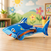 Robot Shark Maker Training Technology Petite Invention Modèle d'assemblage manuel DIY Principe de transmission mécanique