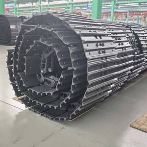 Costruzione di fabbrica Mini escavatore in acciaio cingger gruppo sottocarro telaio con assemblaggio di scarpe macchine da costruzione parti - Product Image 1