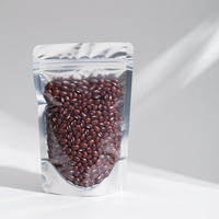 Sachet Doypack Scellable avec Fermeture Ziploc, Réutilisable, en Aluminium Transparent Doré Argenté de Qualité Alimentaire