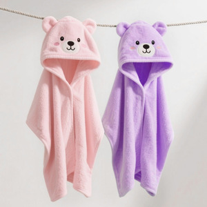 Serviette <span class=keywords><strong>de</strong></span> <span class=keywords><strong>bain</strong></span> à capuche en tissu <span class=keywords><strong>de</strong></span> bambou doux et écologique pour <span class=keywords><strong>bébé</strong></span>, pour la salle <span class=keywords><strong>de</strong></span> <span class=keywords><strong>bain</strong></span> - Product Image 6