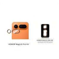 Protection d'objectif de téléphone portable en verre trempé Eagle Eye à installation facile pour Honor Magic8 Pro Air - Film protecteur d'objectif d'appareil photo