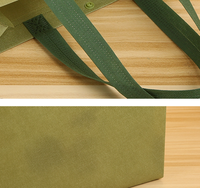 Sac en tissu non tissé PP, sacs de shopping non tissés à coudre avec longue poignée et bouton
