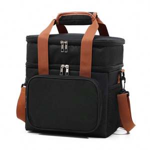 Customize <b>Lunch</b> Bag <b>for</b> Women Men Double Deck <b>Lunch</b> <b>Box</b> Leakproof Insulated Soft Large <b>Adult</b> <b>Lunch</b> Cooler Bag <b>for</b> Work - Product Image 3