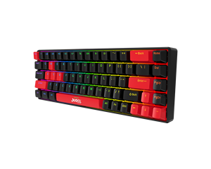 Kl141 nóng bán 68 phím có dây Bàn phím cơ khí với thêm 13 Keycaps drinkey chuyển đổi màu đỏ cầu vồng <span class=keywords><strong>lighring</strong></span> OEM - Product Image 4