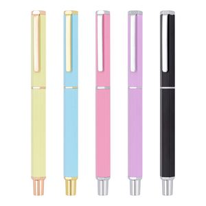 Luxury High Quality Custom Logo Promotional Metal Ballpoint <b>Pen</b> New Design <b>Colorful</b> Business Writing <b>Pen</b> and Width 1.0 mm Gift - Product Image 2