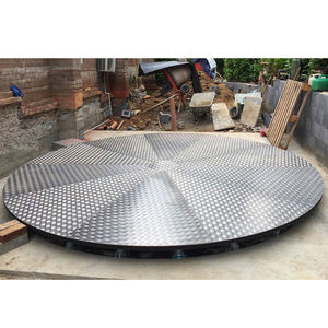 Plataforma giratoria eléctrica silenciosa de <span class=keywords><strong>3</strong></span> toneladas con certificación CE, plataforma giratoria de 360 grados para salas de exhibición de automóviles pequeños - Product Image 1