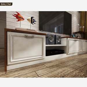 Meubles de salon BALOM, ensembles de meubles de salon, meubles TV en métal, armoires, supports TV modernes de luxe avec tiroir - Product Image 5