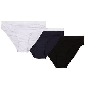 Color liso <span class=keywords><strong>3</strong></span> piezas viscosa de bambú sexy señoras de las mujeres ropa interior - Product Image 1