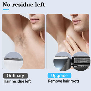 दोहरे सिर फइल ब्लेड बॉल ट्रिमर शेवर जघन बाल त्रिमर जलरोधी सुरक्षित शेवर ग्रोपिंग क्लिपर मैंट - Product Image 5