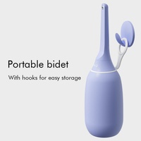XHB PB-02 400ml Bidet portable moderne multi-usage avec crochet mural en ABS+PP/EVA+PP – Promotionnel