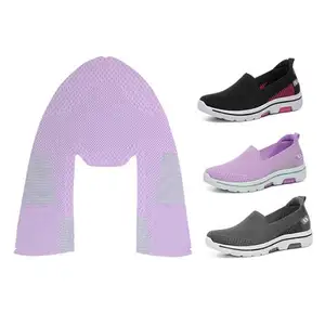 2023 Made in China ODM/OEM Upper Elastic High Quality Soft for Ladies Man Customized Running Material Woven Fabric Upper Vamp