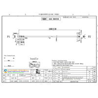Cable USB Mini B de 3 Pies (90 cm) a RJ9 RJ11, Cable con Conector RJ45 4P4C
