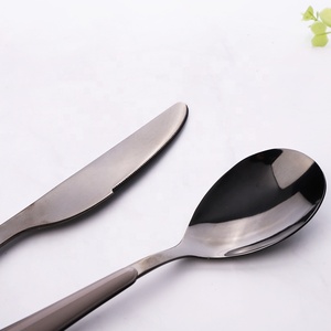 Cuchara de Acero Inoxidable 430 con Recubrimiento Iónico Iridiscente, Utensilio para Comer, Cuchara para Cena y Uso en Restaurantes, Se Acepta Personalización - Product Image 5