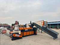 Ligne d'extrusion-granulation à vis unique PS, machine de recyclage PP PE PA EVA, granulateurs plastiques double étage pour déchets plastiques