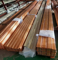 Barres/Plaques carrées plates en cuivre pur non allié Hong Ye C11000 99,99 %, 1 kg, 10 mm, norme ASTM, avec service de découpe