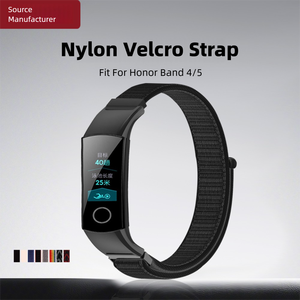 Bracelet en nylon souple et respirant pour <span class=keywords><strong>Honor</strong></span> <span class=keywords><strong>Band</strong></span> 4/<span class=keywords><strong>5</strong></span>, à libération rapide, réglable, pour hommes et femmes - Product Image 2