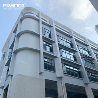 Mur-rideau moderne en alliage d'aluminium avec des caractéristiques écologiques, imperméables et anticorrosion - Modèle de façade métallique