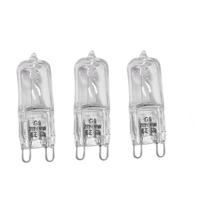 Ampoule halogène Quartz G9 220V-240V 25W 40W Mini en verre à 2 broches, petite ampoule résistante à la chaleur pour four et lustre