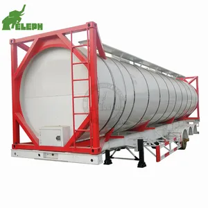 Kaliteli yüksek kapasiteli tank konteynerleri dizel yakıt deposu konteyner sıvı helyum