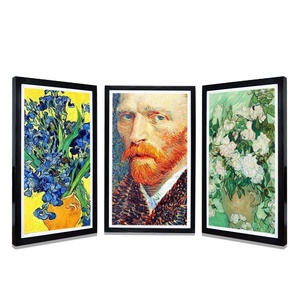 Smart <b>WiFi</b> Digital Photo Frame 32 Inch FHD 16GB Wood Clock with Video Playback MP3 App TV - Product Image 6