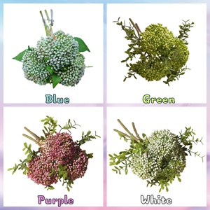 Branche <span class=keywords><strong>de</strong></span> baies artificielles très vendue, plantes succulentes en plastique, boule au toucher réel, décoration <span class=keywords><strong>de</strong></span> table pour le Nouvel An et les mariages - Product Image 4