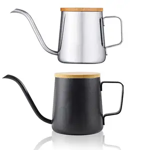 Best-selling Hand Drip Goose Neck Long Narrow Stainless steel Coffee Kettle