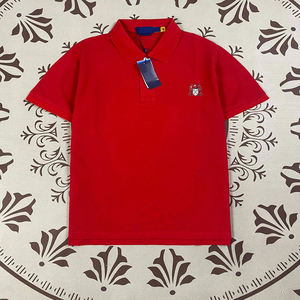 <span class=keywords><strong>Polo</strong></span> en coton à manches courtes pour homme, décontracté, classique, couleur unie, col brodé, vente en gros - Product Image 4