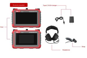 Détecteur de fuite à ultrasons haute précision Uni-T UT662D/UT662C avec affichage LDE pour la détection de fuite d'eau/détection de fuite de pipeline - Product Image 3