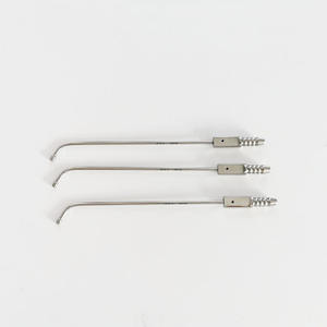 Yeniden kullanılabilir paslanmaz çelik ENT kulak emme tüpü tıbbi cerrahi cihaz manuel güç kaynağı CE sertifikalı yüksek sıcaklık - Product Image 2