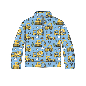 Chemises personnalisées décontractées pour enfants, respirantes, grandes tailles, à manches longues, avec fermeture éclair, pour le printemps et l'automne, vente en gros pour frères - Product Image 3
